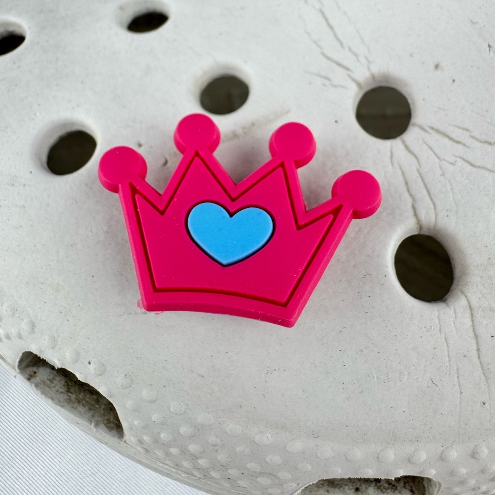 Croc Jibbitz Pink Crown